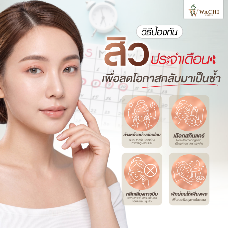 สิวประจำเดือน วิธีรักษา